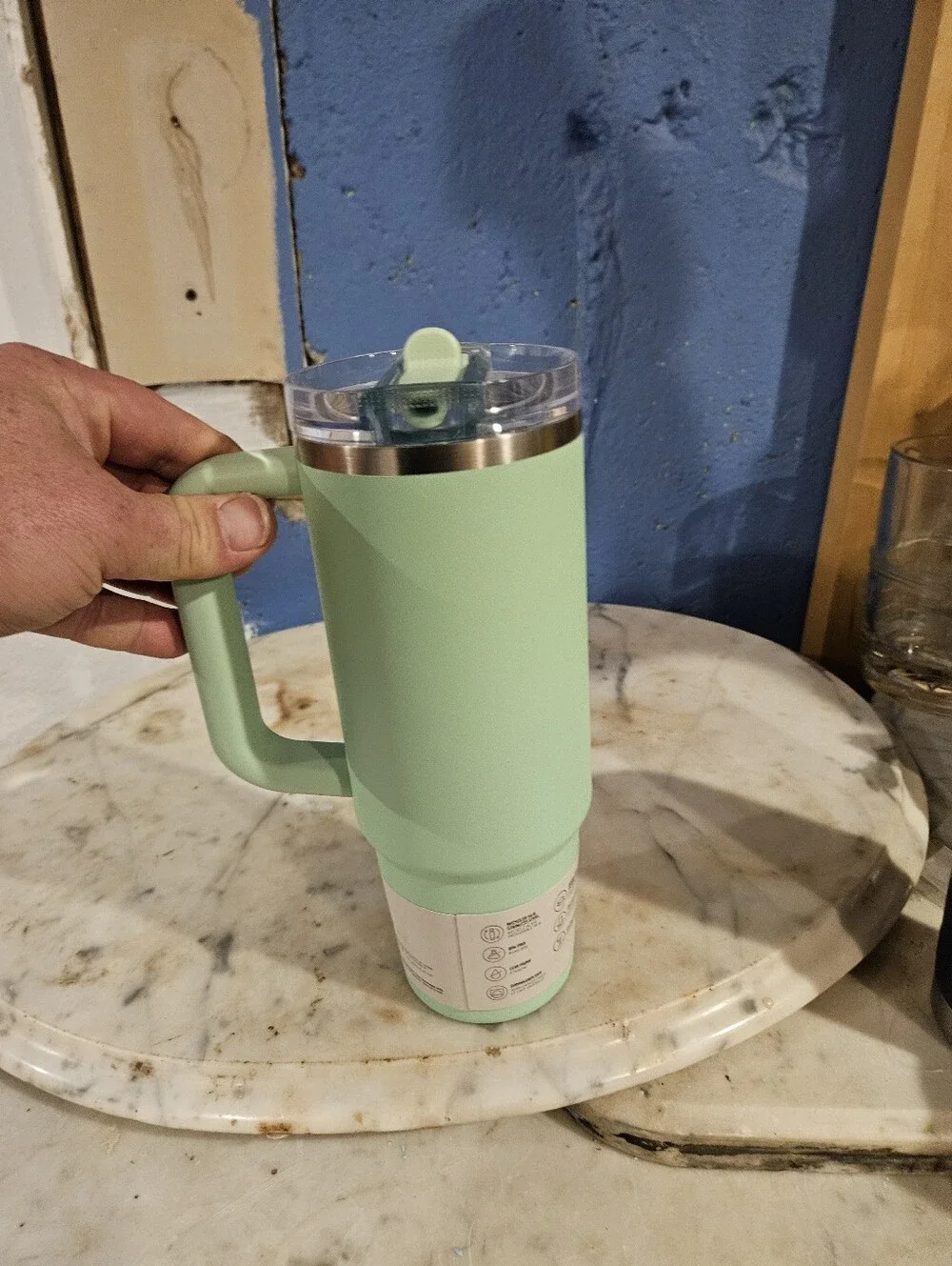 Stanley Quencher Protour 30oz Tumbler Flip Straw Cup Limited Pistachio NEW 2025 - Picture 3 of 6